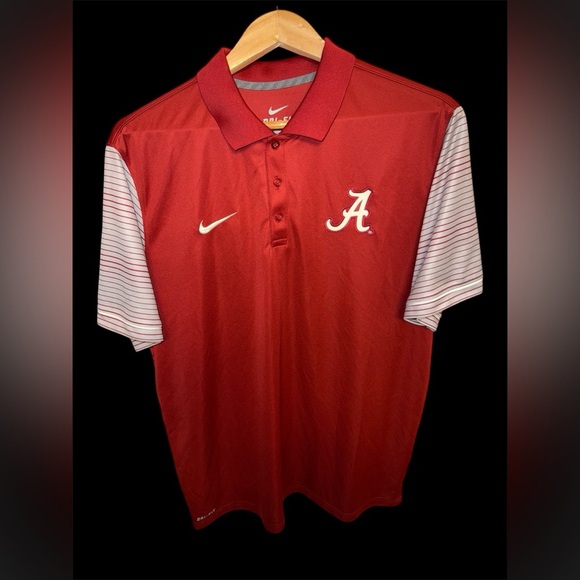 Nike Red Performance Polo Shirt - Picture 1 of 3